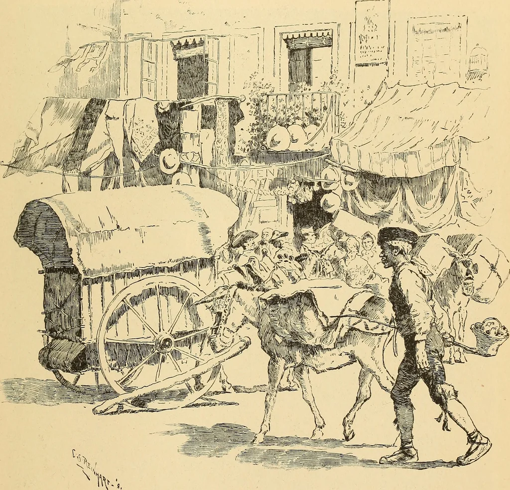 An illustration from The boy travellers in southern Europe : adventures of two youths in a journey through Italy, southern France, and Spain, with visits to Gibraltar and the islands of Sicily and Malta, 1893, leaf 522