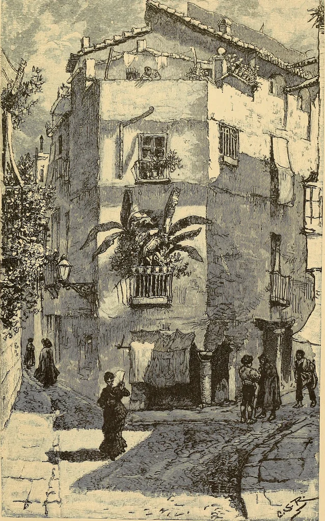 An illustration from The boy travellers in southern Europe : adventures of two youths in a journey through Italy, southern France, and Spain, with visits to Gibraltar and the islands of Sicily and Malta, 1893, leaf 538