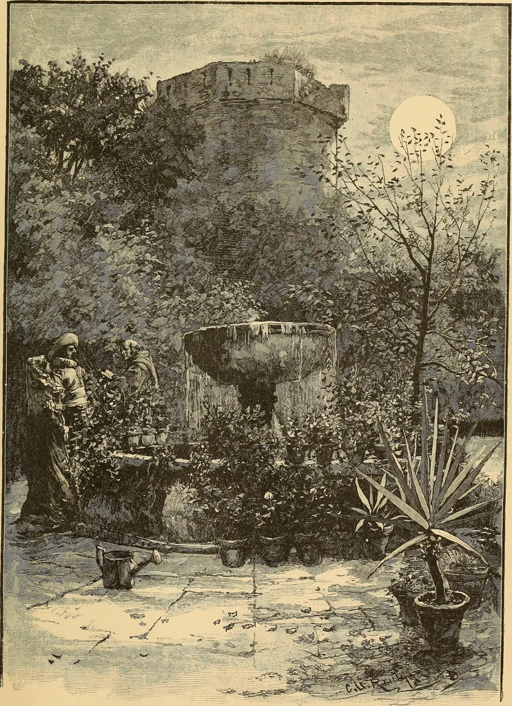 An illustration from The boy travellers in southern Europe : adventures of two youths in a journey through Italy, southern France, and Spain, with visits to Gibraltar and the islands of Sicily and Malta, 1893, leaf 544