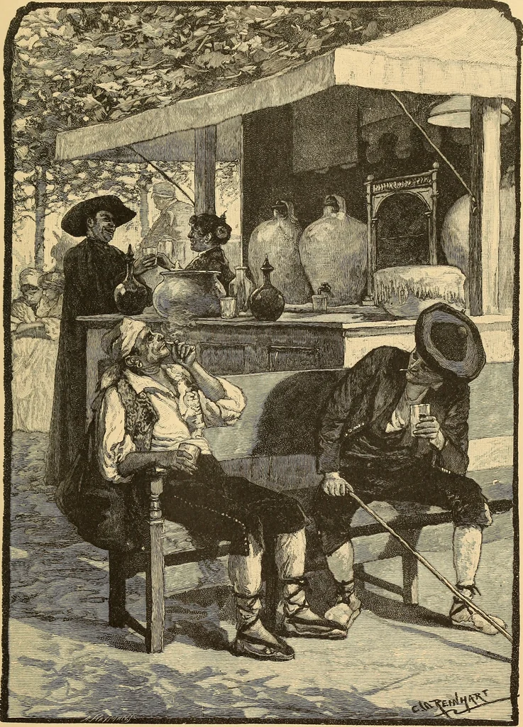 An illustration from The boy travellers in southern Europe : adventures of two youths in a journey through Italy, southern France, and Spain, with visits to Gibraltar and the islands of Sicily and Malta, 1893, leaf 548
