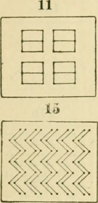 An illustration from Bradley's kindergarten material and school aids., 1896, leaf 18