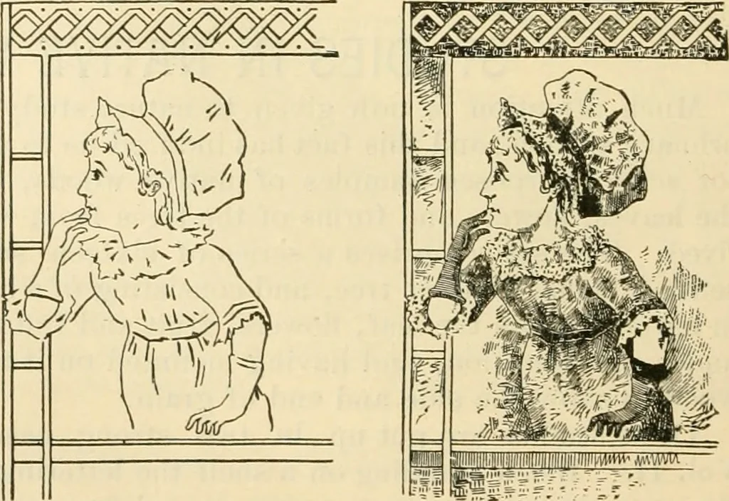 An illustration from Bradley's kindergarten material and school aids., 1896, leaf 55