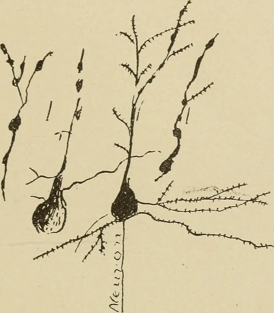 An illustration from Brain in relation to mind, 1899, leaf 34