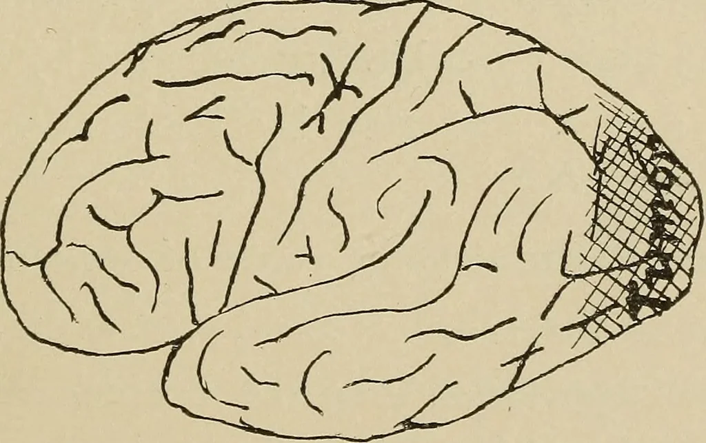 An illustration from Brain in relation to mind, 1899, leaf 66