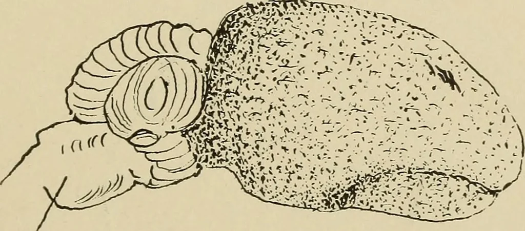 An illustration from Brain in relation to mind, 1899, leaf 78