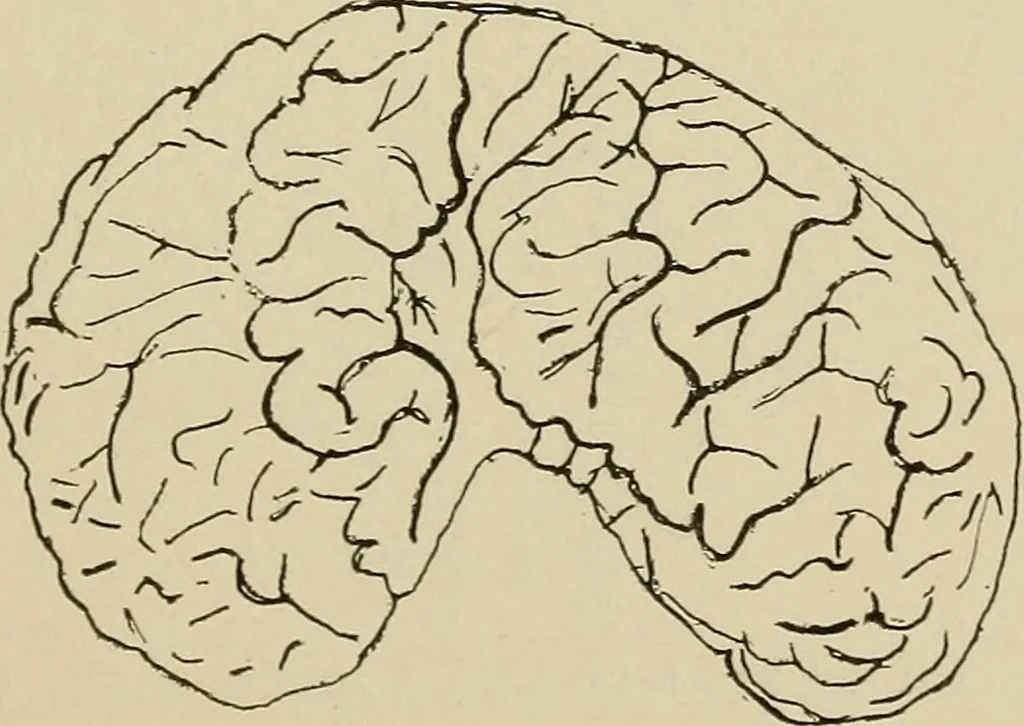 An illustration from Brain in relation to mind, 1899, leaf 86