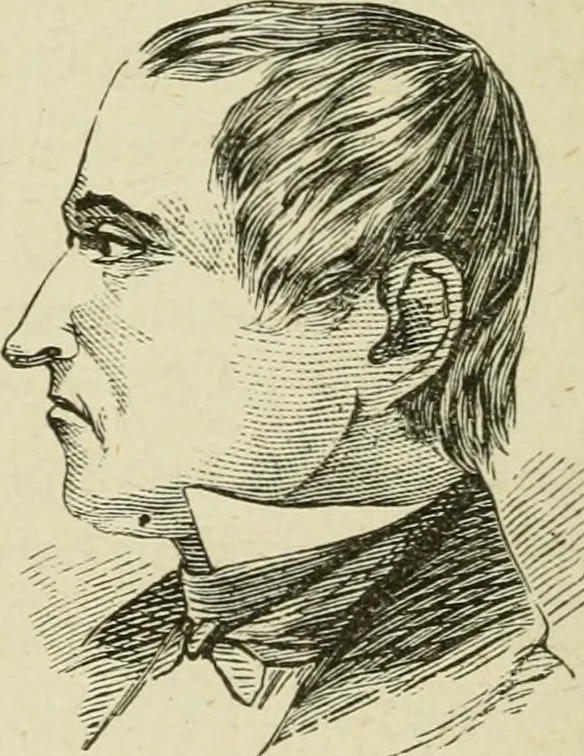 An illustration from Brain and mind; or, Mental science considered in accordance withthe principles of phrenology, and in relation to modern physiology, 1882, leaf 153