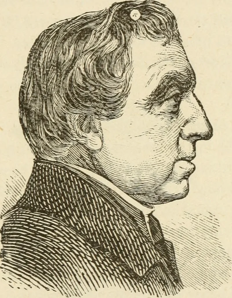 An illustration from Brain and mind; or, Mental science considered in accordance withthe principles of phrenology, and in relation to modern physiology, 1882, leaf 194