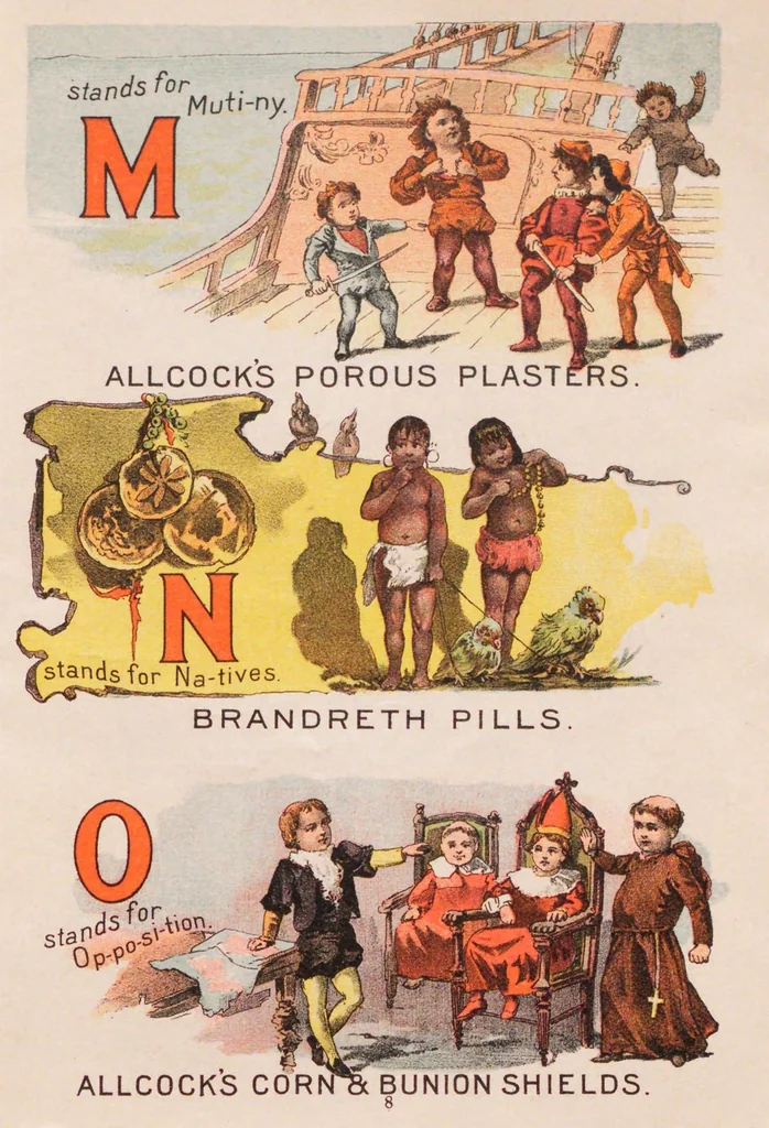 An illustration from Brandreth Columbian ABC for the little ones, 1893, leaf 10