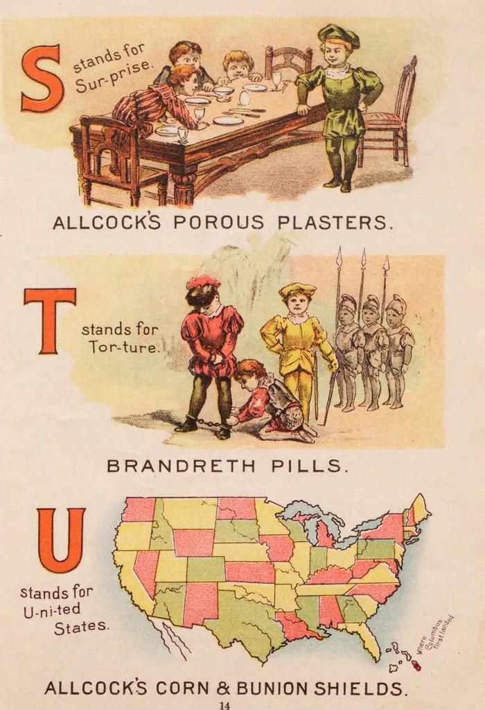 An illustration from Brandreth Columbian ABC for the little ones, 1893, leaf 15