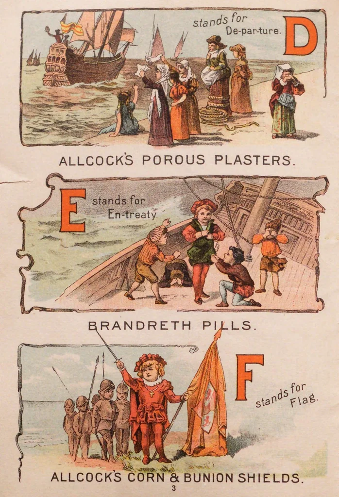 An illustration from Brandreth Columbian ABC for the little ones, 1893, leaf 5