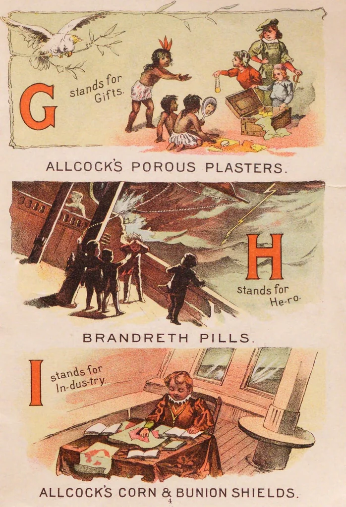 An illustration from Brandreth Columbian ABC for the little ones, 1893, leaf 6