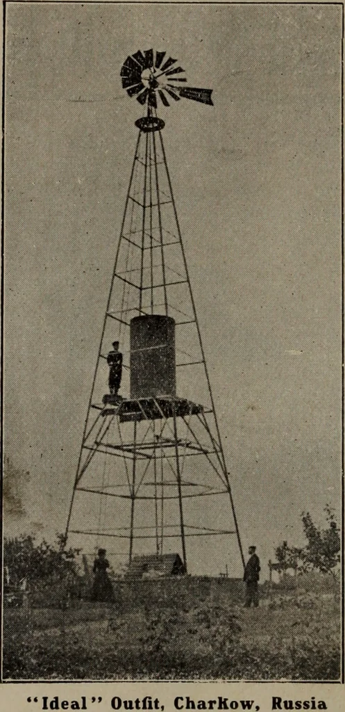 An illustration from Brantford wind mills, 1905, leaf 19