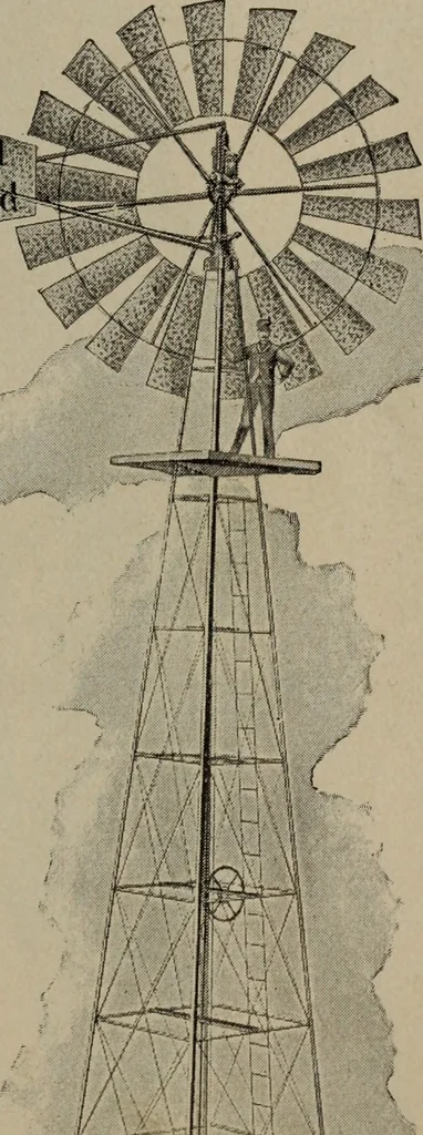An illustration from Brantford wind mills, 1905, leaf 20