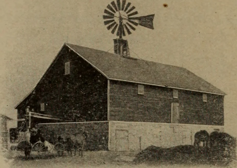 An illustration from Brantford wind mills, 1905, leaf 45