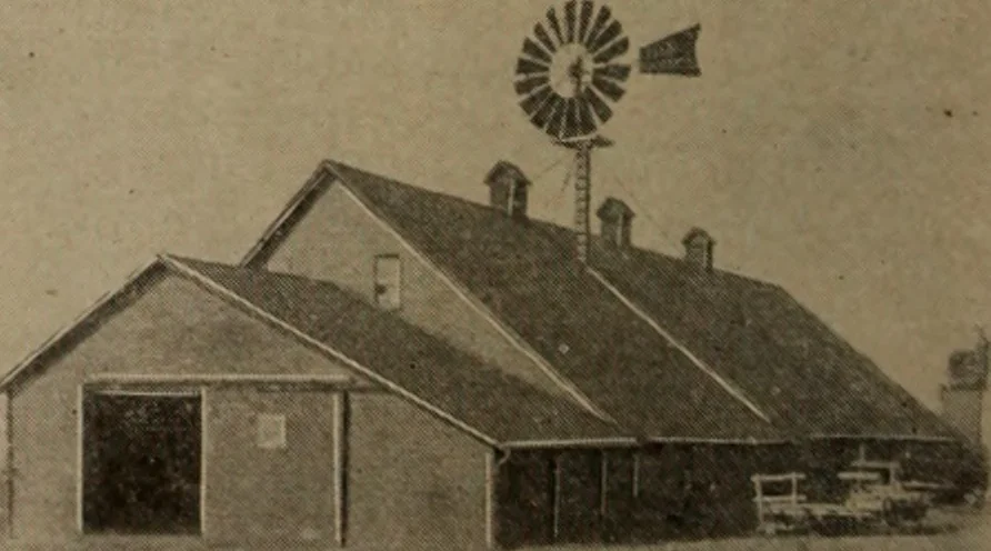 An illustration from Brantford wind mills, 1905, leaf 45