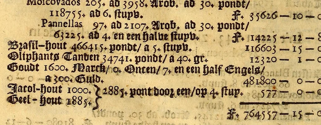 An illustration from Brasilsche gelt-sack, waer in dat klaerlijck vertoont wort, waer dat de participanten van de West-Indische Compagnie haer geldt ghebleven is, 1647, leaf 32