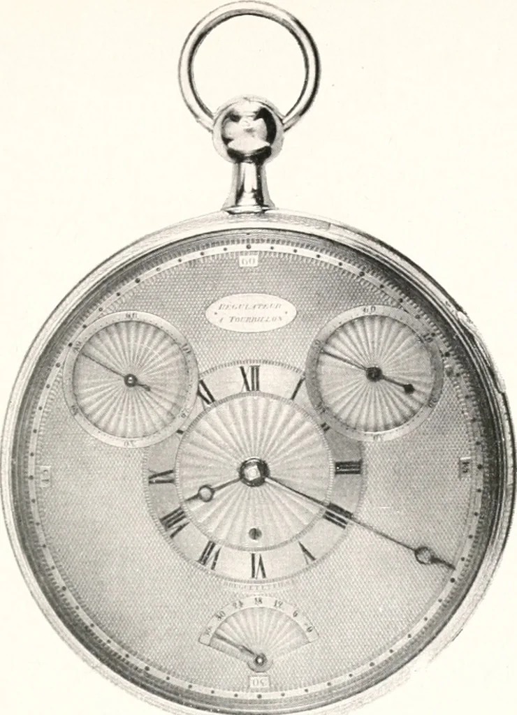 An illustration from Breguet (1747-1823), 1921, leaf 182