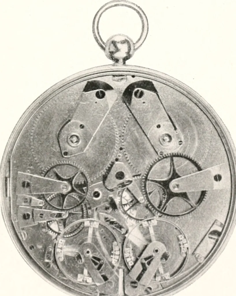 An illustration from Breguet (1747-1823), 1921, leaf 184
