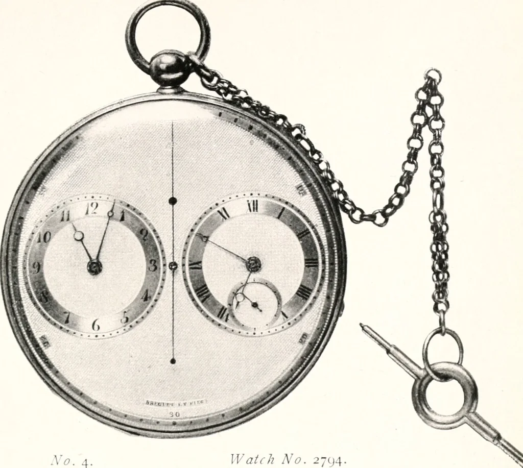 An illustration from Breguet (1747-1823), 1921, leaf 188