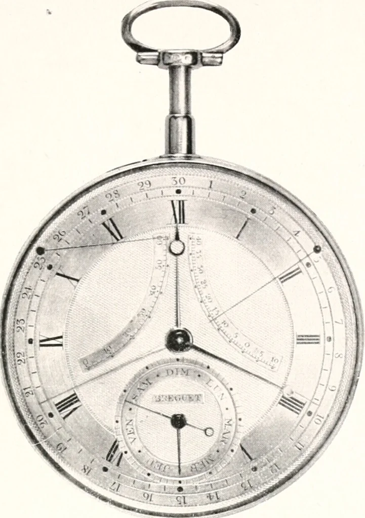 An illustration from Breguet (1747-1823), 1921, leaf 194