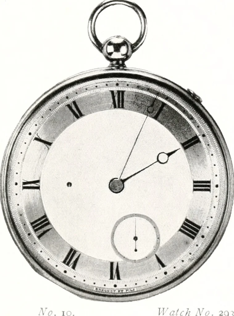 An illustration from Breguet (1747-1823), 1921, leaf 202