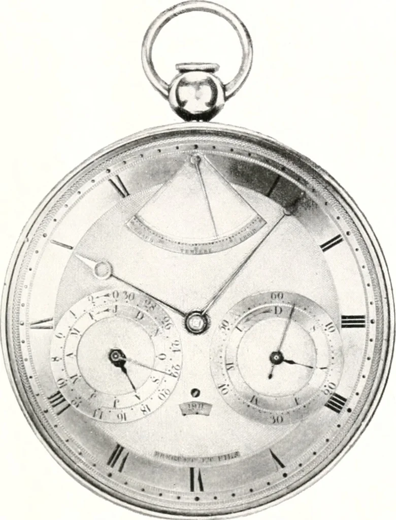 An illustration from Breguet (1747-1823), 1921, leaf 216