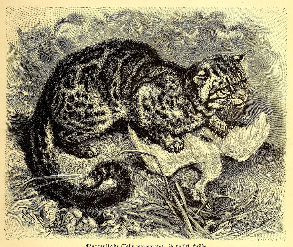 An illustration from Brehms Tierleben : allgemeine Kunde des Tierreichs : mit 1800 Abbildungen im Text, 9 Karten und 180 Tafeln in Farbendruck und Holzschnitt, 1890, leaf 495