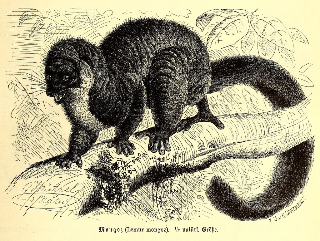 An illustration from Brehms Tierleben : allgemeine Kunde des Tierreichs : mit 1800 Abbildungen im Text, 9 Karten und 180 Tafeln in Farbendruck und Holzschnitt, 1890, leaf 353