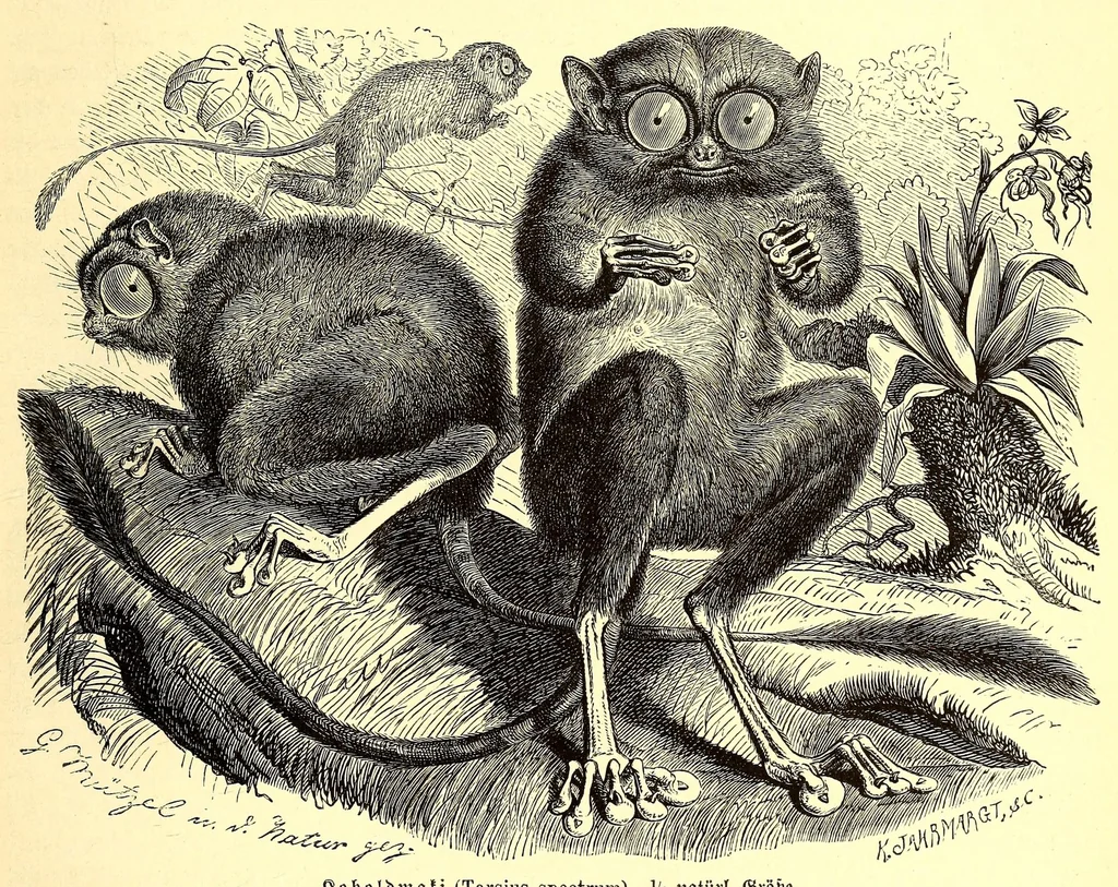 An illustration from Brehms Tierleben : allgemeine Kunde des Tierreichs : mit 1800 Abbildungen im Text, 9 Karten und 180 Tafeln in Farbendruck und Holzschnitt, 1890, leaf 377