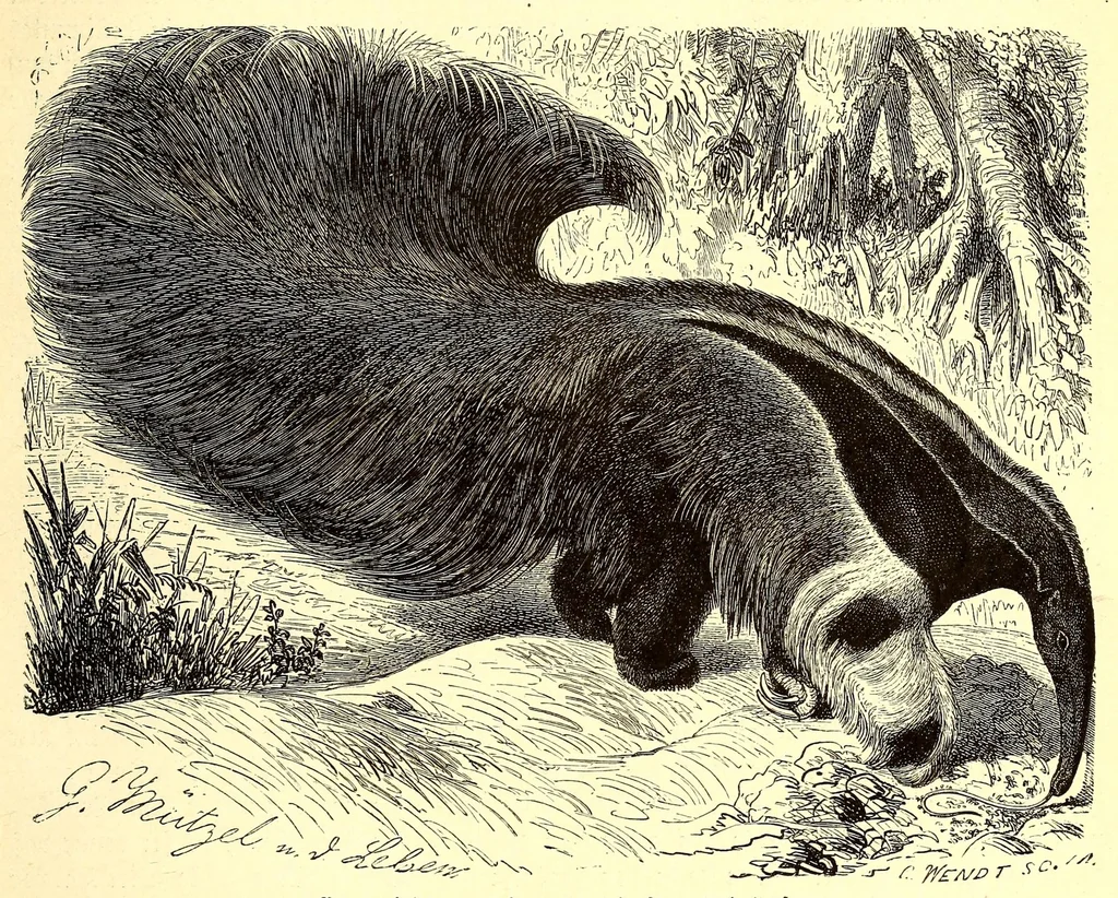An illustration from Brehms Tierleben : allgemeine Kunde des Tierreichs : mit 1800 Abbildungen im Text, 9 Karten und 180 Tafeln in Farbendruck und Holzschnitt, 1890, leaf 729
