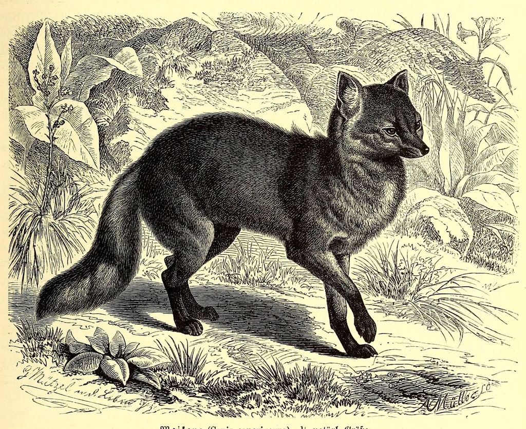 An illustration from Brehms Tierleben : allgemeine Kunde des Tierreichs : mit 1800 Abbildungen im Text, 9 Karten und 180 Tafeln in Farbendruck und Holzschnitt, 1890, leaf 73