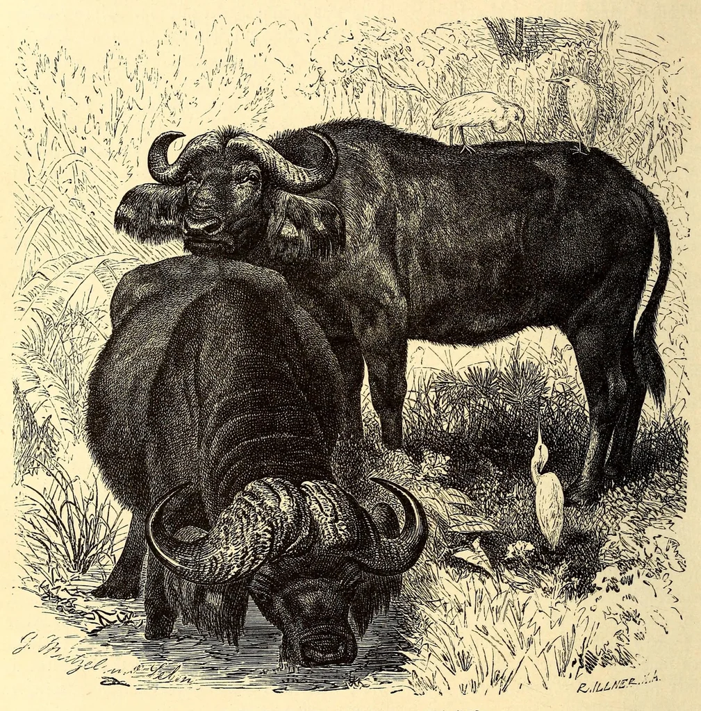 An illustration from Brehms Tierleben : allgemeine Kunde des Tierreichs : mit 1800 Abbildungen im Text, 9 Karten und 180 Tafeln in Farbendruck und Holzschnitt, 1890, leaf 362