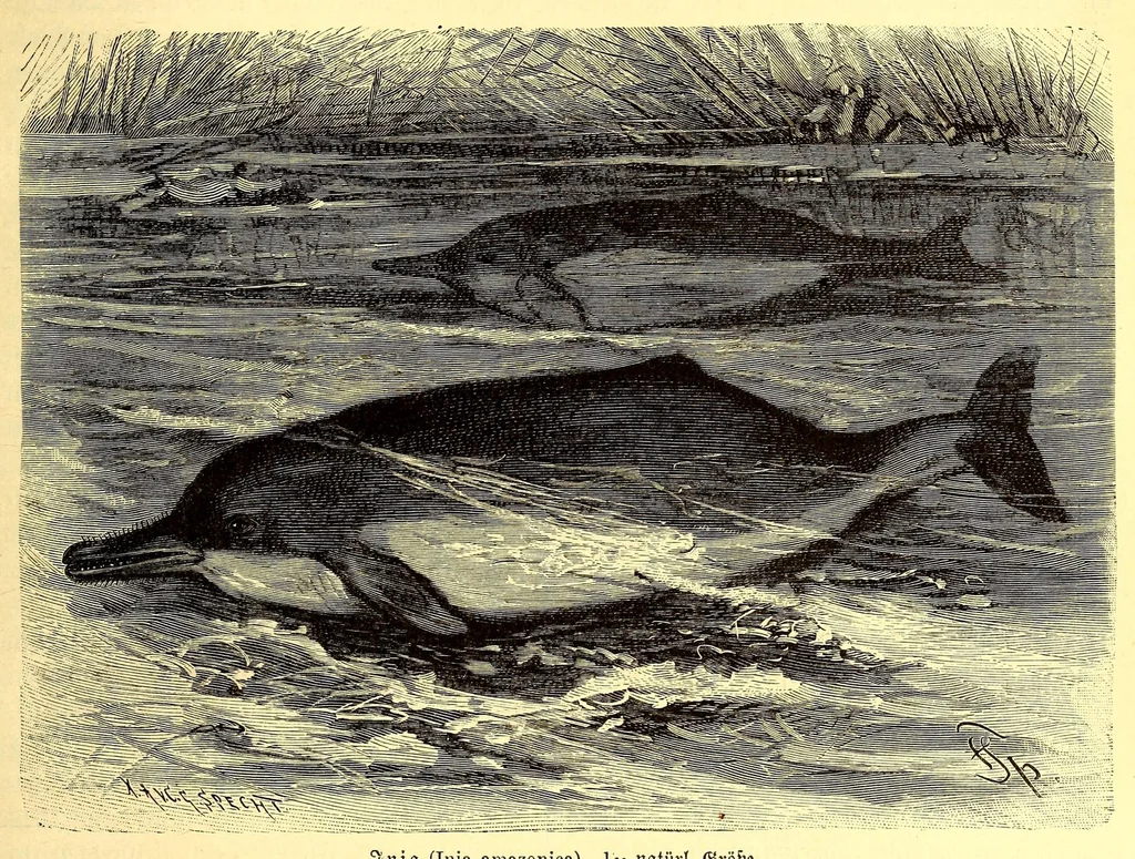 An illustration from Brehms Tierleben : allgemeine Kunde des Tierreichs : mit 1800 Abbildungen im Text, 9 Karten und 180 Tafeln in Farbendruck und Holzschnitt, 1890, leaf 695