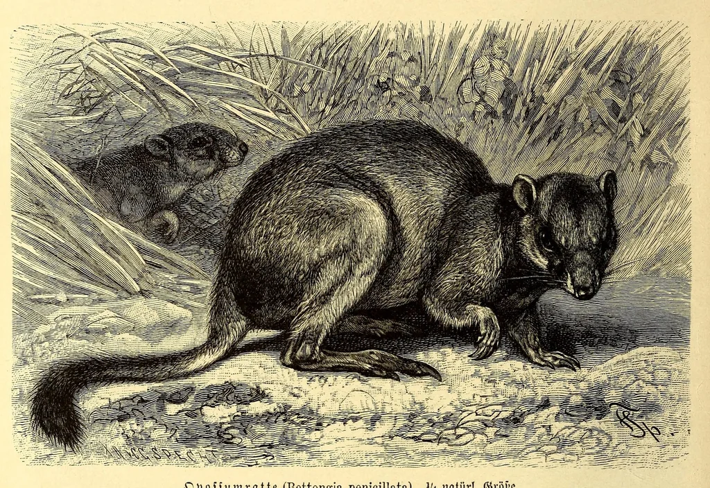An illustration from Brehms Tierleben : allgemeine Kunde des Tierreichs : mit 1800 Abbildungen im Text, 9 Karten und 180 Tafeln in Farbendruck und Holzschnitt, 1890, leaf 738