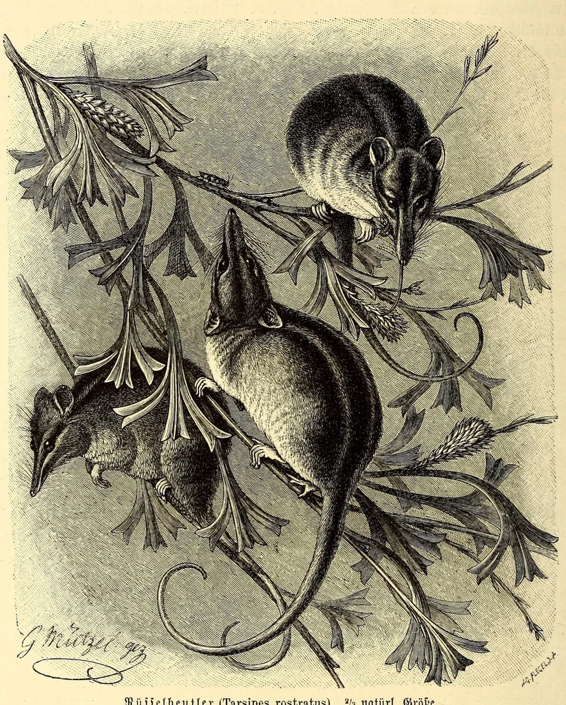 An illustration from Brehms Tierleben : allgemeine Kunde des Tierreichs : mit 1800 Abbildungen im Text, 9 Karten und 180 Tafeln in Farbendruck und Holzschnitt, 1890, leaf 756