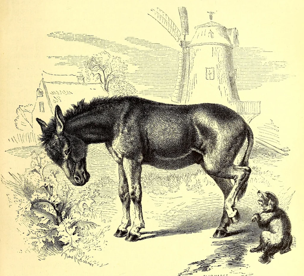 An illustration from Brehms Tierleben : allgemeine Kunde des Tierreichs : mit 1800 Abbildungen im Text, 9 Karten und 180 Tafeln in Farbendruck und Holzschnitt, 1890, leaf 97