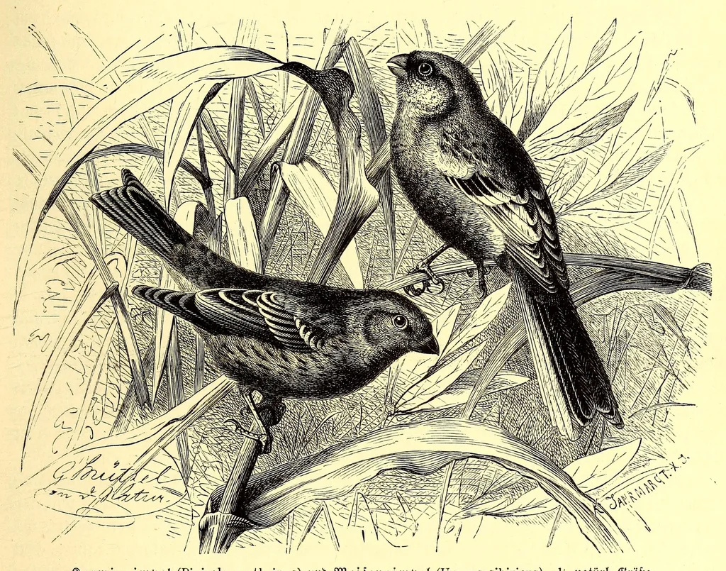 An illustration from Brehms Tierleben : allgemeine Kunde des Tierreichs : mit 1800 Abbildungen im Text, 9 Karten und 180 Tafeln in Farbendruck und Holzschnitt, 1890, leaf 351