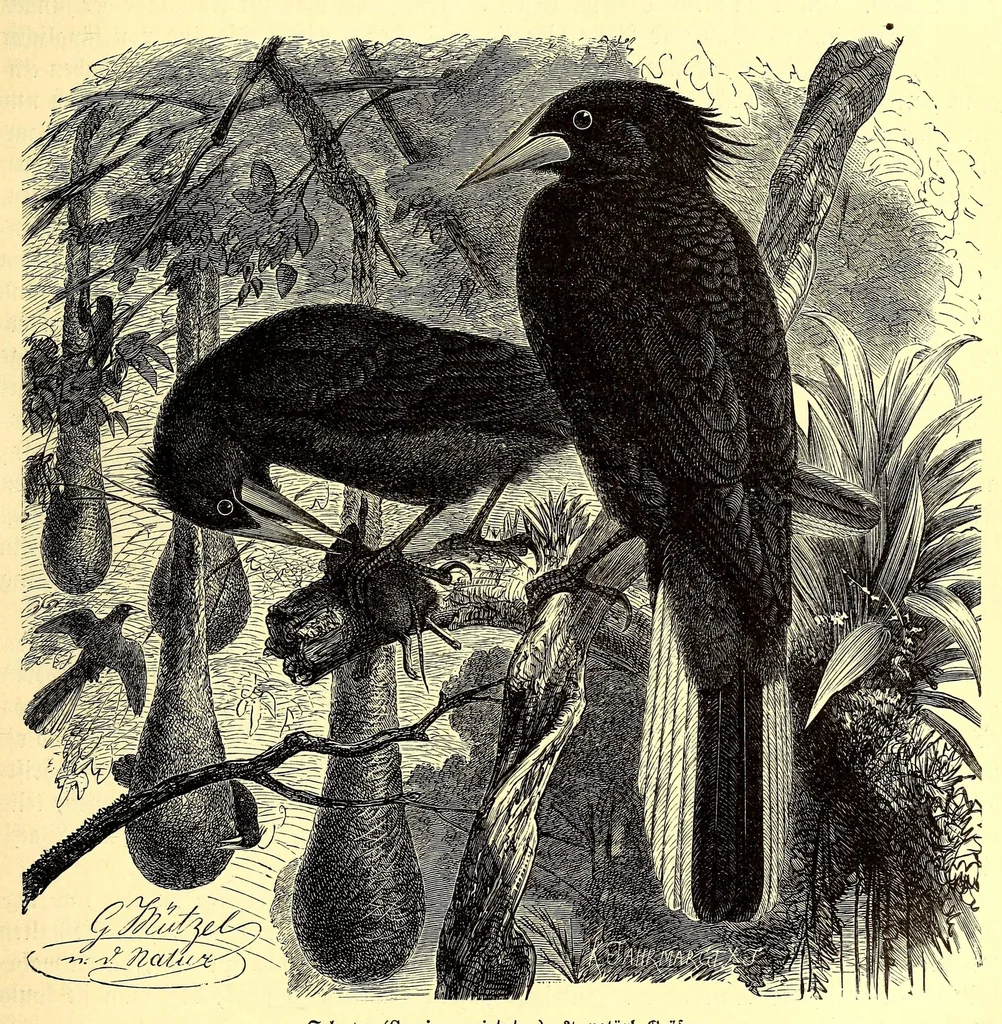 An illustration from Brehms Tierleben : allgemeine Kunde des Tierreichs : mit 1800 Abbildungen im Text, 9 Karten und 180 Tafeln in Farbendruck und Holzschnitt, 1890, leaf 429