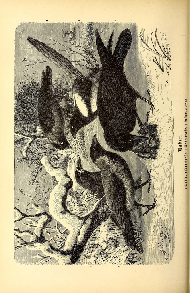 An illustration from Brehms Tierleben : allgemeine Kunde des Tierreichs : mit 1800 Abbildungen im Text, 9 Karten und 180 Tafeln in Farbendruck und Holzschnitt, 1890, leaf 488