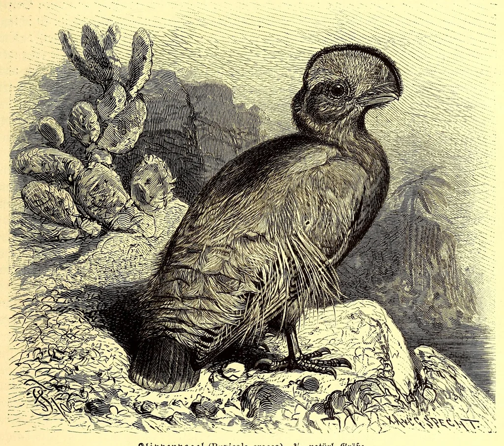 An illustration from Brehms Tierleben : allgemeine Kunde des Tierreichs : mit 1800 Abbildungen im Text, 9 Karten und 180 Tafeln in Farbendruck und Holzschnitt, 1890, leaf 627