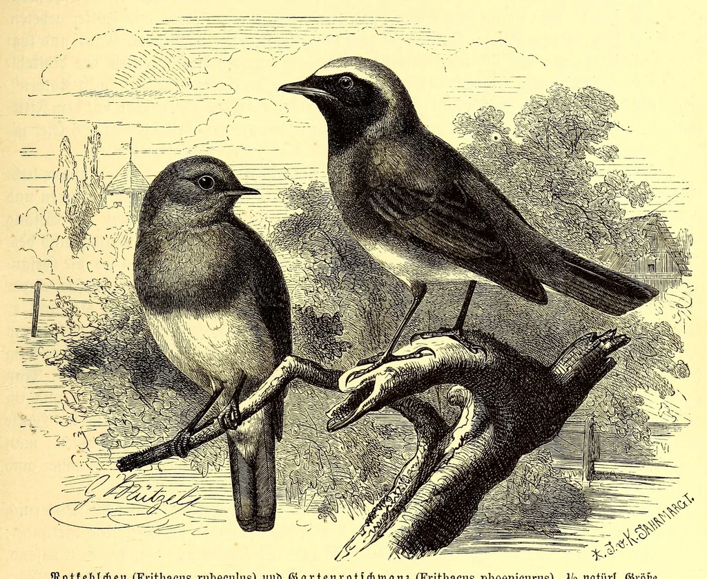 An illustration from Brehms Tierleben : allgemeine Kunde des Tierreichs : mit 1800 Abbildungen im Text, 9 Karten und 180 Tafeln in Farbendruck und Holzschnitt, 1890, leaf 73