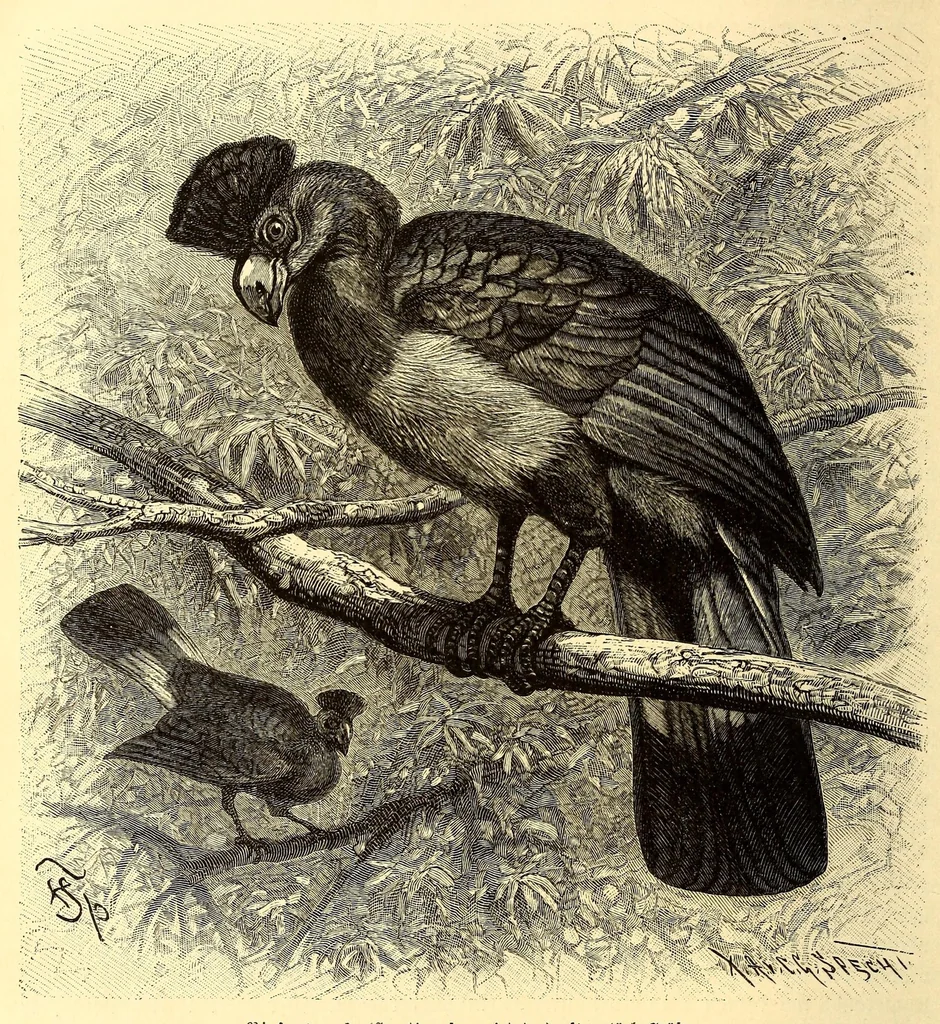 An illustration from Brehms Tierleben : allgemeine Kunde des Tierreichs : mit 1800 Abbildungen im Text, 9 Karten und 180 Tafeln in Farbendruck und Holzschnitt, 1890, leaf 158