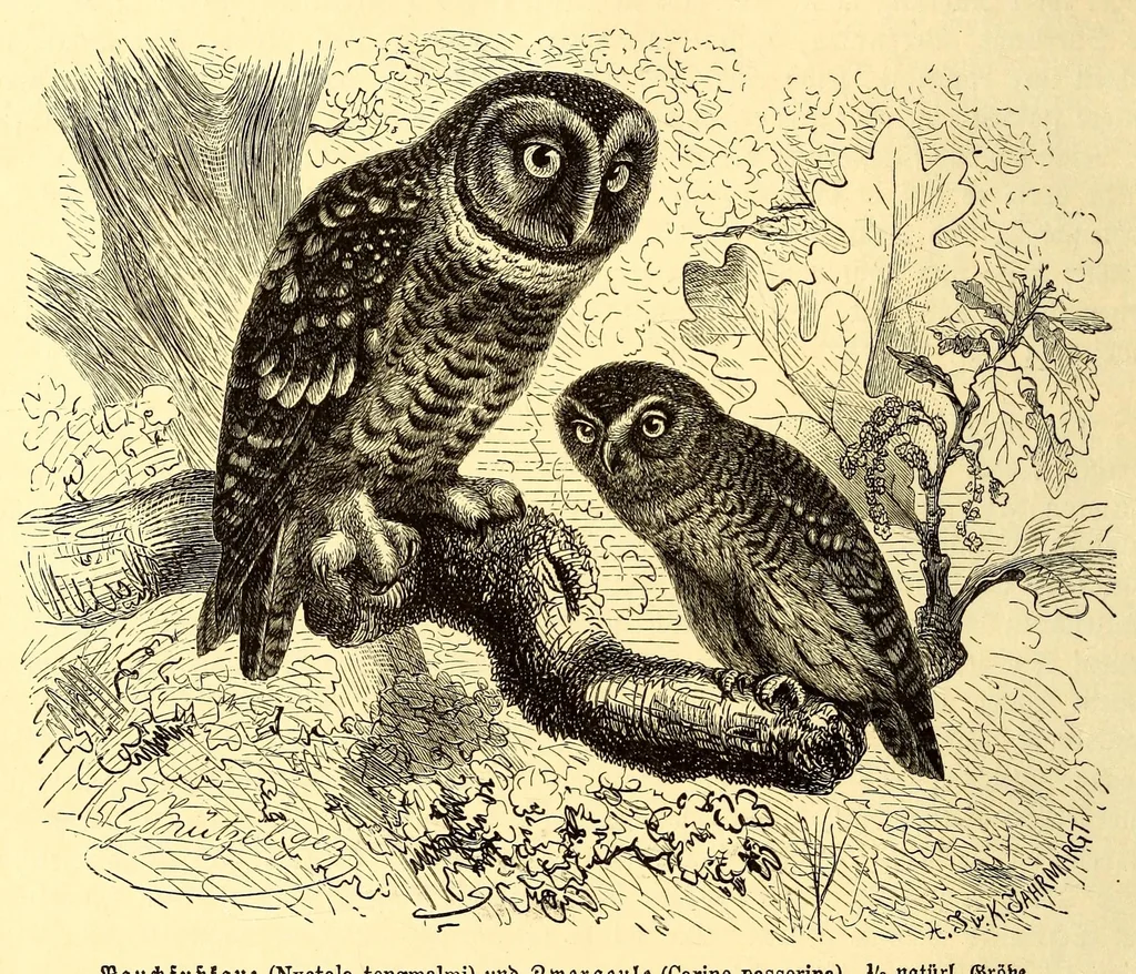 An illustration from Brehms Tierleben : allgemeine Kunde des Tierreichs : mit 1800 Abbildungen im Text, 9 Karten und 180 Tafeln in Farbendruck und Holzschnitt, 1890, leaf 200