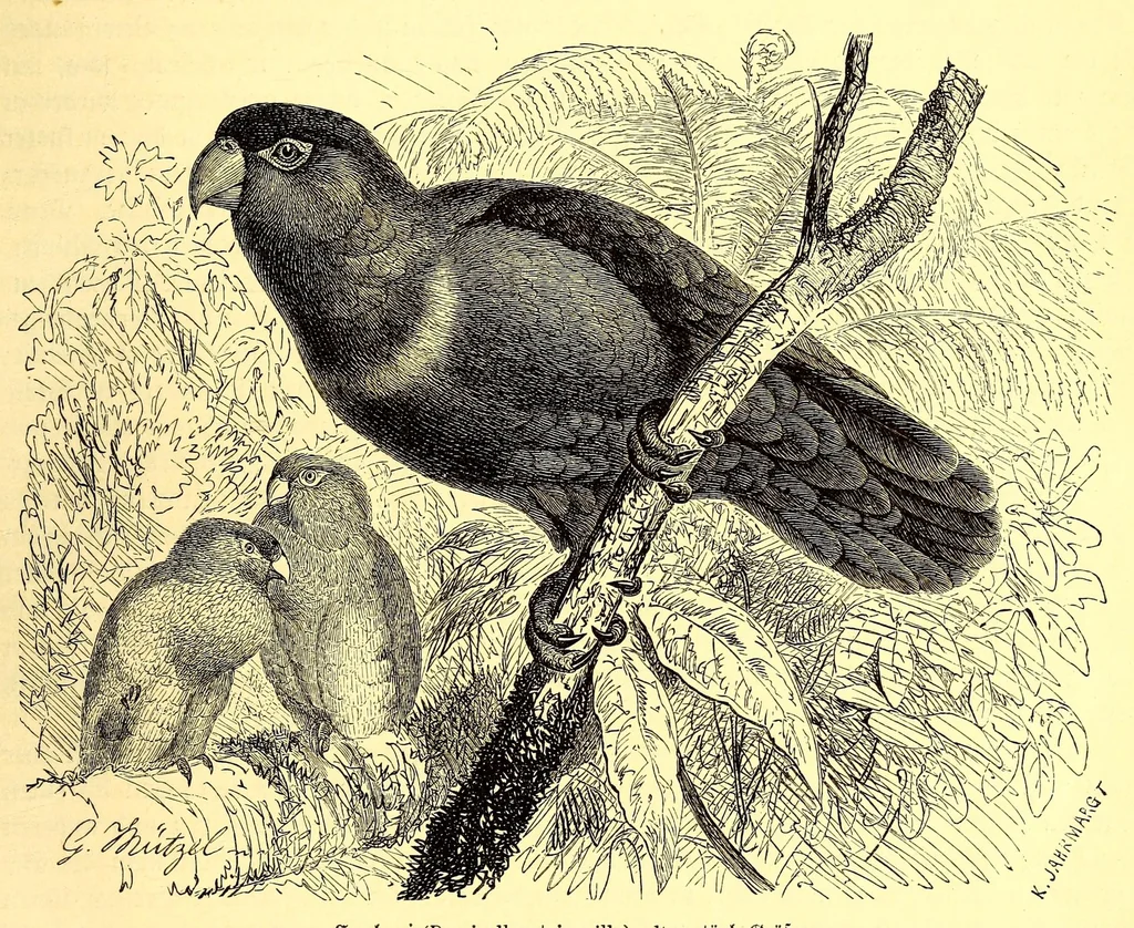 An illustration from Brehms Tierleben : allgemeine Kunde des Tierreichs : mit 1800 Abbildungen im Text, 9 Karten und 180 Tafeln in Farbendruck und Holzschnitt, 1890, leaf 375