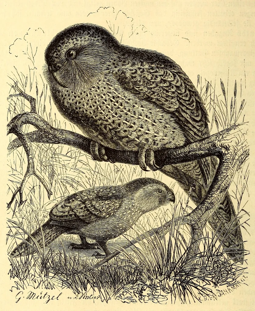 An illustration from Brehms Tierleben : allgemeine Kunde des Tierreichs : mit 1800 Abbildungen im Text, 9 Karten und 180 Tafeln in Farbendruck und Holzschnitt, 1890, leaf 440