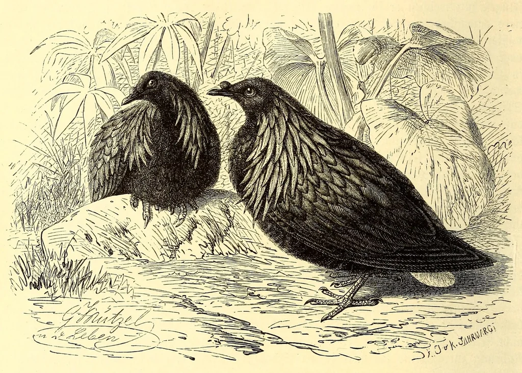 An illustration from Brehms Tierleben : allgemeine Kunde des Tierreichs : mit 1800 Abbildungen im Text, 9 Karten und 180 Tafeln in Farbendruck und Holzschnitt, 1890, leaf 482