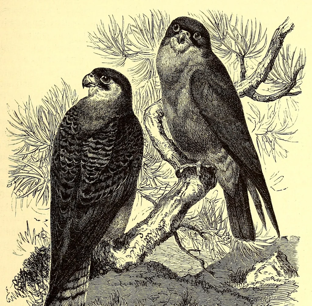 An illustration from Brehms Tierleben : allgemeine Kunde des Tierreichs : mit 1800 Abbildungen im Text, 9 Karten und 180 Tafeln in Farbendruck und Holzschnitt, 1890, leaf 295