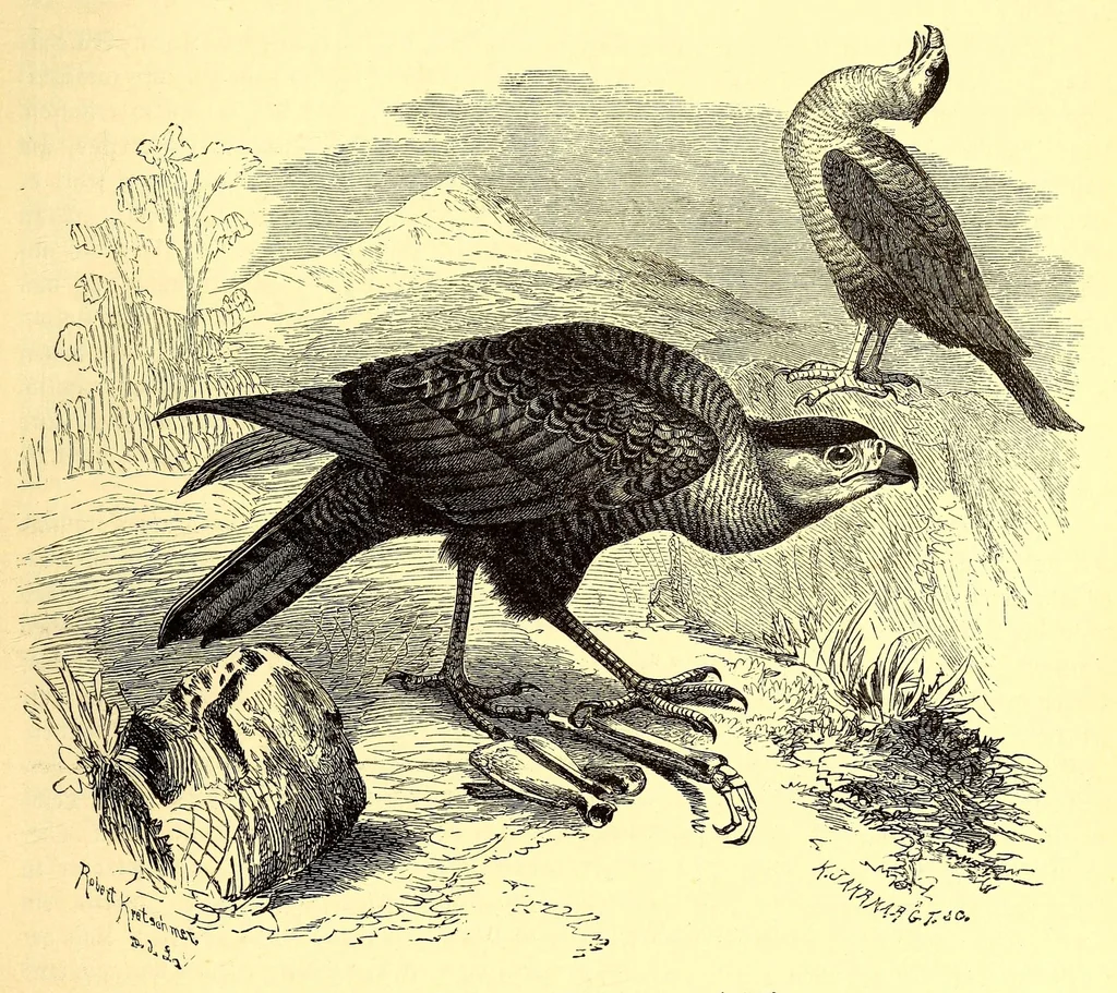 An illustration from Brehms Tierleben : allgemeine Kunde des Tierreichs : mit 1800 Abbildungen im Text, 9 Karten und 180 Tafeln in Farbendruck und Holzschnitt, 1890, leaf 455