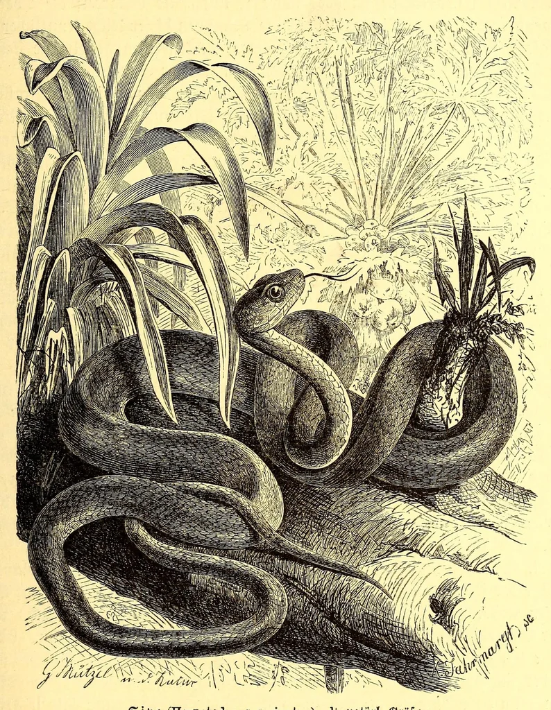 An illustration from Brehms Tierleben : allgemeine Kunde des Tierreichs : mit 1800 Abbildungen im Text, 9 Karten und 180 Tafeln in Farbendruck und Holzschnitt, 1890, leaf 347
